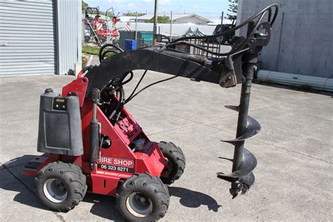 mini digger hire with post hole borer|post hole borer for sale.